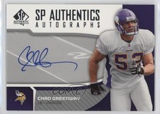 2006 SP Authentic SP Authentics Auto Chad Greenway #SP-CG Auto 10lp