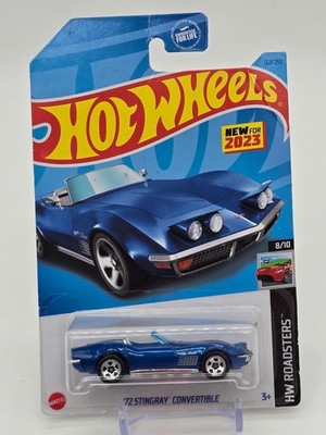 Hot Wheels - HW Roadsters Series - '72 Stingray Convertible - Blue 