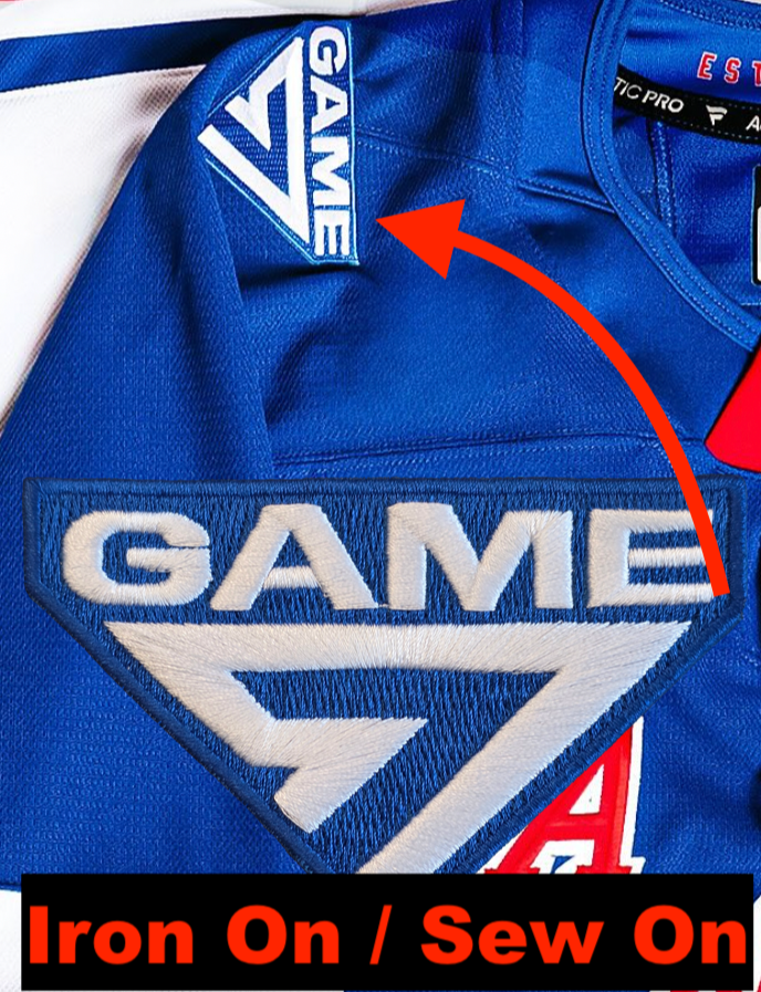 Game 7 Ad Patch New York Rangers Hockey Jersey Patch Advertising