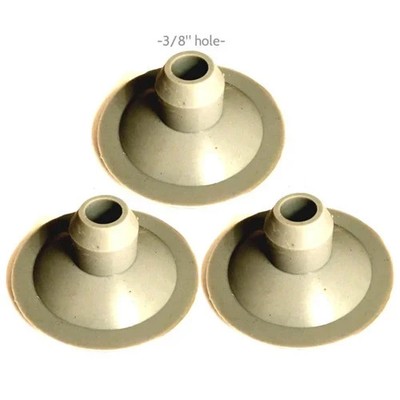 Saladmaster food processor replacement part Gray Rubber SUCTION CUP 3/8'' hole
