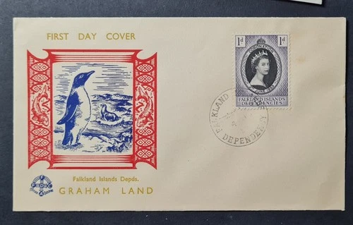 Falkland Islands  Dep 1953 FDC Port Stanley  Clean Cover. As Pictures.