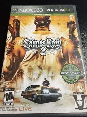 Xbox 360 Saints Row 2 Platinum Hits Complete In Box Manual Included CIB Tested