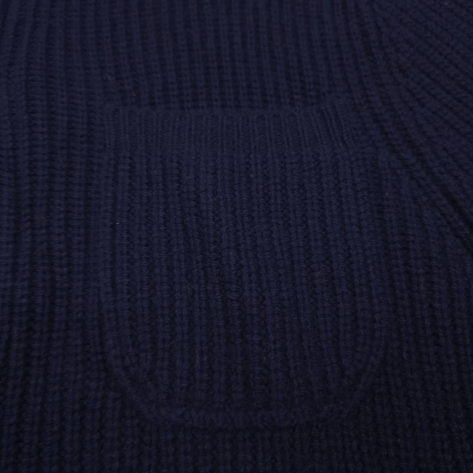 $328 Polo Ralph Lauren Azul Lana y Algodón Cárdigan Suéter Para Hombres Talla XL Foto 4 de 4