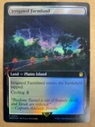 MTG 1x FOIL EXTENDED ART Irrigated Farmland 504 Universes Doctor Who Magic x1 NM