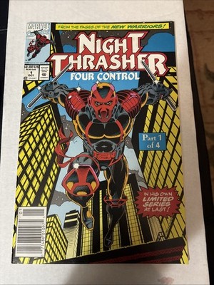 Night Thrasher #1 (10/1992) Marvel 1st Solo Series Key Issue Newsstand Variant