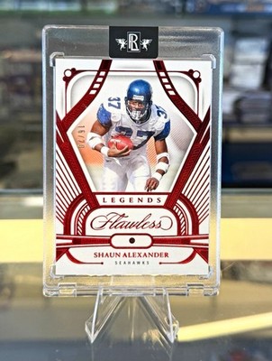 Panini 2024 Flawless Legends Ruby Shaun Alexander Seahawks #87 Serial #/20