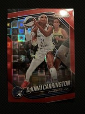 2025 Panini Prizm WNBA DiJonai Carrington #9 Red Pandora 119/199 Minnesota Lynx