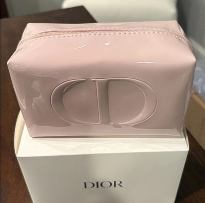 Dior Pink Patent Cosmetic Makeup Zip Pouch Bag | New In Box | eBay