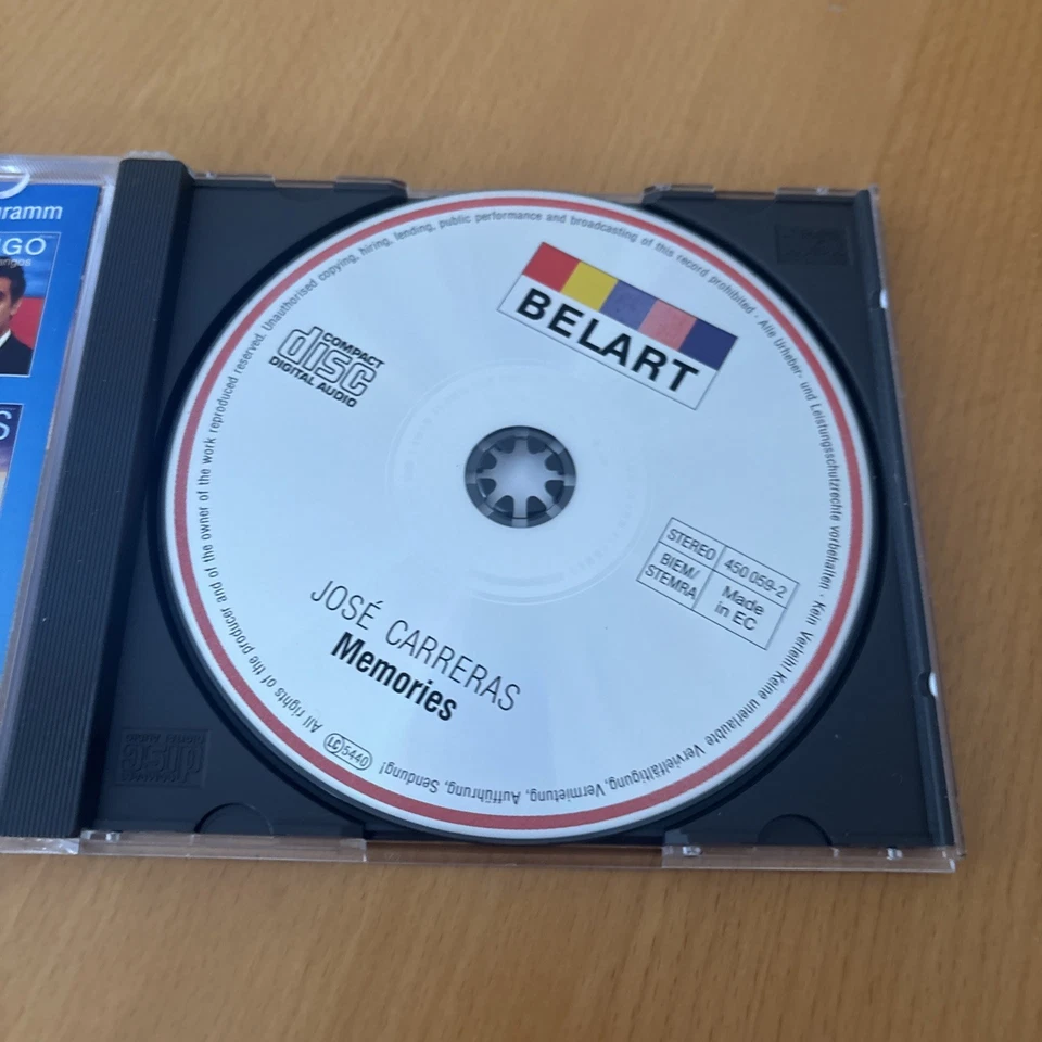 José Carreras - Memories. CD mit 16 Opern-Arien und Musical-Songs - Bild 3 von 3