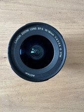 Canon EF-S 10-18 mm F/4.5-5.6 IS STM Lens - NO LENS COVER