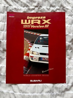 SUBARU Impreza WRX STI Version III Used Car Catalog 4WD Sports Engine