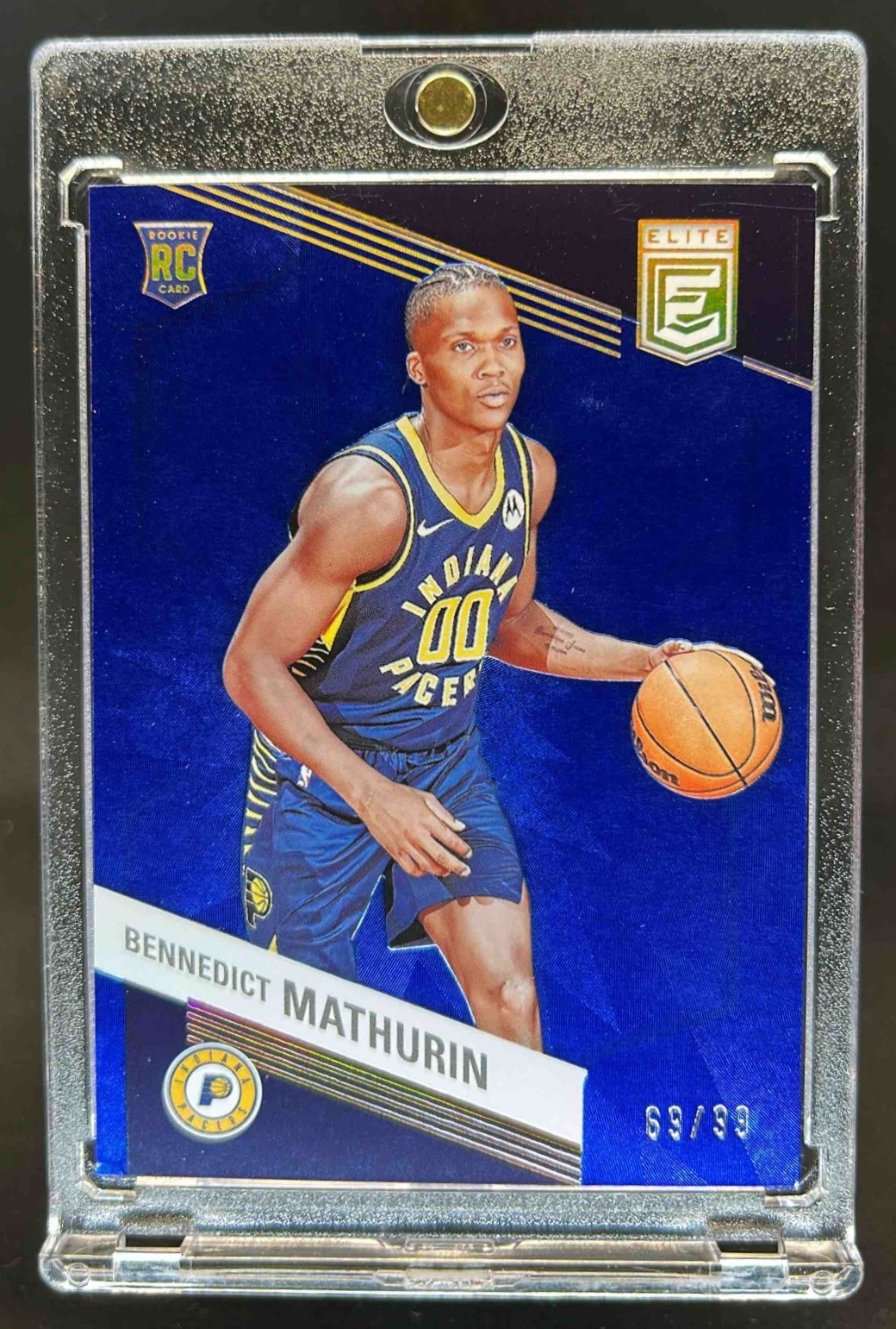 2022-23 Donruss Elite Bennedict Mathurin RC Blue #69/99 Pacers