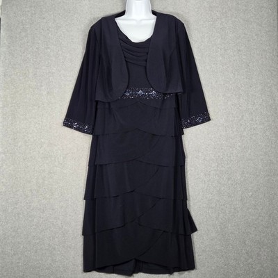sachin and babi light blue dress Self-Portrait Bustier Tiered Chiffon Midi-Dress In Black - 50% Off