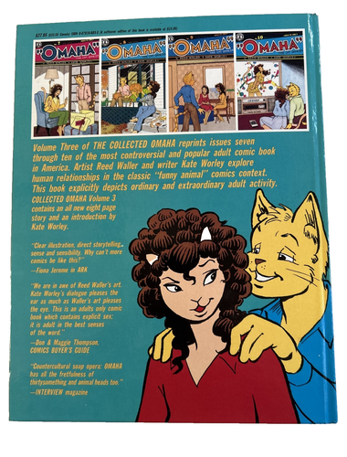 COLLECTED OMAHA THE CAT DANCER -  Volume 3 - 1989 Kitchen Sink HC - SIGNED/#'D - Picture 3 of 4