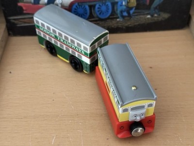 Authentic Learning Curve Wooden Thomas Train Flora & Her Tram!