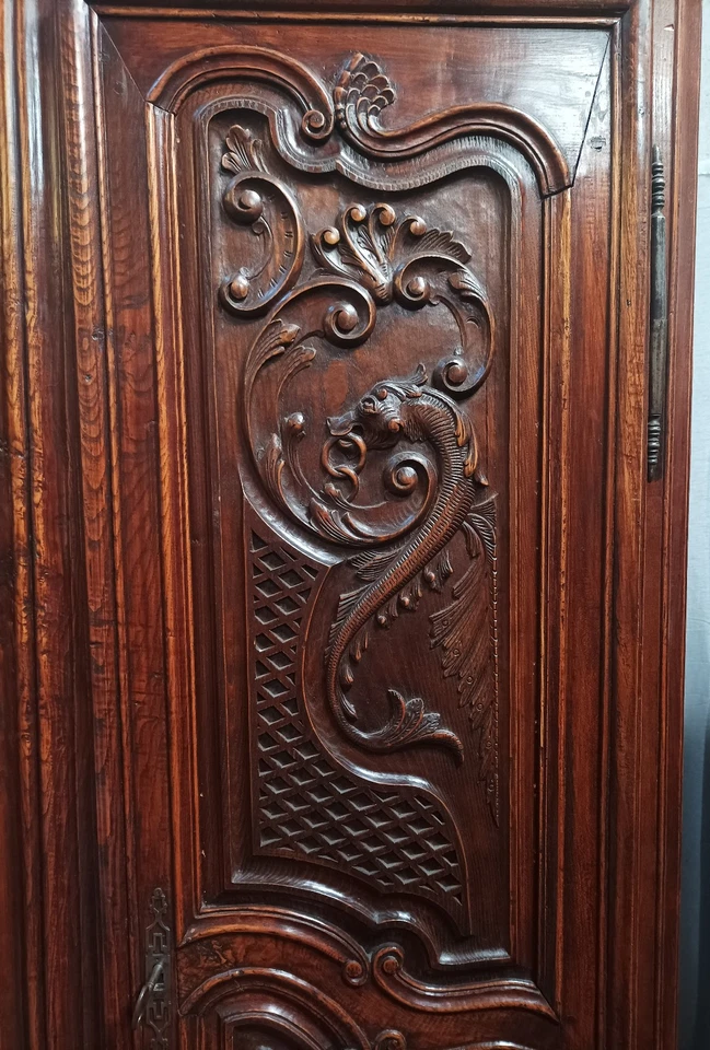 Armoire Renaissance en chêne - Photo 3/4