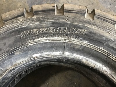 28X8R15 28x8 15 Dunlop Econo Lifter Forklift Industrial Tire  