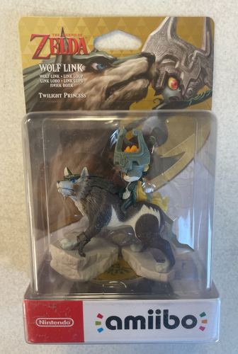 Wolf Link Amiibo Breath Of The Wild Wolf Link Amiibo Breath of the Wild Nintendo Brand New & Factory Sealed