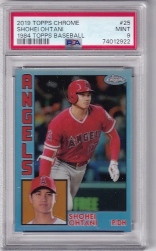 2019 Topps Chrome 1984 Topps Shohei Ohtani #25 Refractor PSA 9 MINT