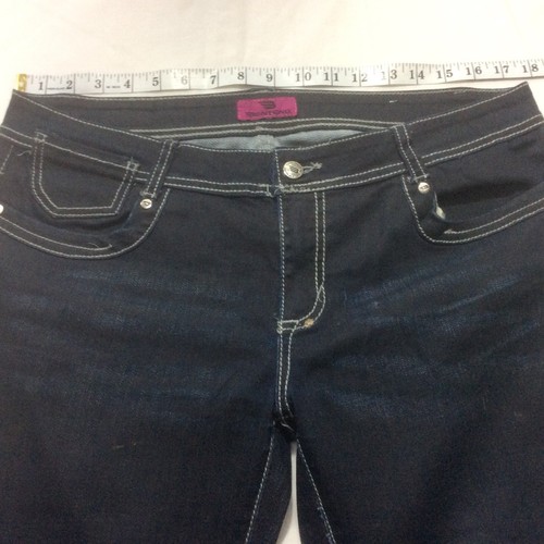 Benteng Jeans Womens 36 1/2 x 30 Dark Wash Ships Free - Foto 3 di 7