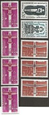 P437- Timbres 1962 n° 1336, 1337, 1340x3, 1341x4 ** cote: 6,80€