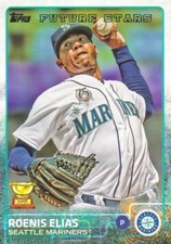 2015 Topps #634 Roenis Elias Seattle Mariners Future Stars
