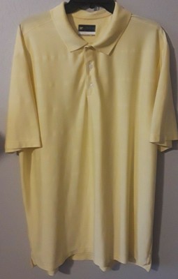Jack Nicklaus StayDri Men's XL Yellow 100% Polyester Polo Shirt | eBay