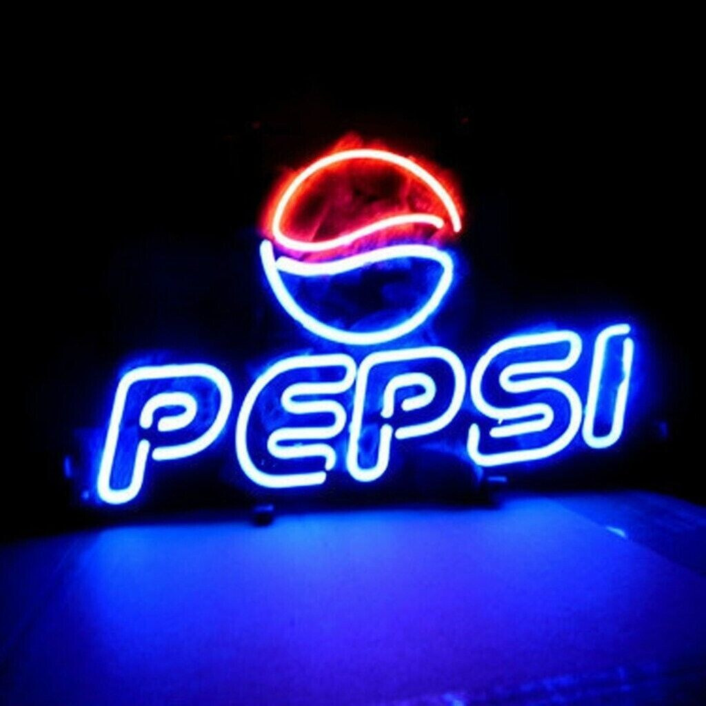 Pepsi-Cola ペプシコーラ ネオン看板 ネオンライト 電飾看板 Pepsi Cola Neon Sign Light 19x12 Lamp Light Beer Bar Wall Decor | eBay