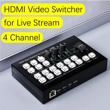 4K HDMI Video Switcher Multi Camera Live Streaming Live Production Video Capture
