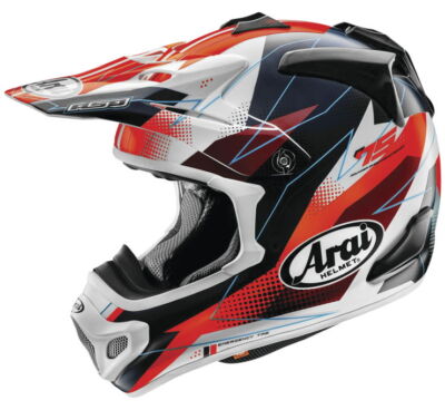 Arai　MX　Pro Arai VX-Pro4 Resolute Helmet MX Motocross RED Sizes XS-XL NEW | eBay