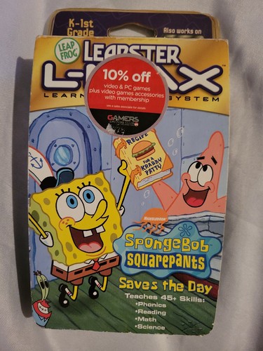  NEW Leapster L Max Nickelodeon Leap Frog Spongebob Squarepants Saves The Day 708431304437 EBay