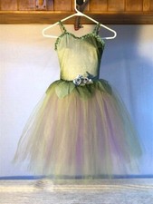 Moss  Lilac Youth Ballet "Flower Petal" Romantic Multi Layer Tutu Dance Costume