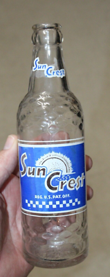 #ad #ad TROY ALA SUN CREST SODA BOTTLE 10 OZ ACL SCARCE $19.99