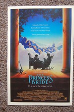 The Princess Bride  Movie poster Lobby #1 Peter Faulk Andre the Giant Billy Crys