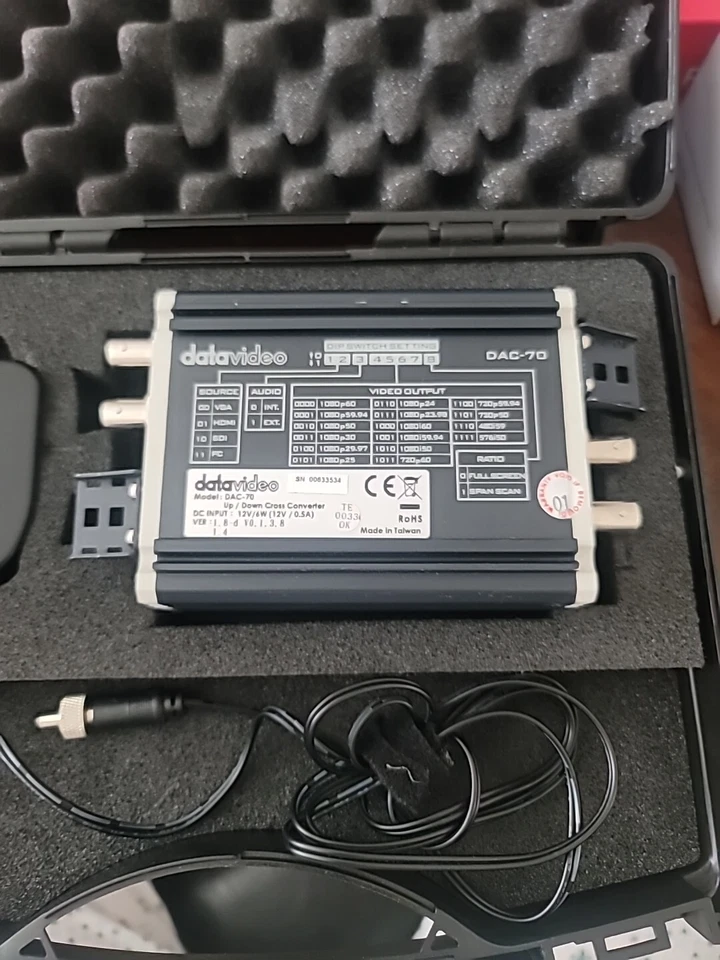 Convertidor cruzado ascendente/abajo Datavideo DAC-70 Foto 2 de 4