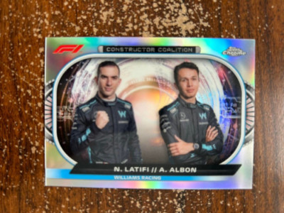 2022 Topps Chrome Formula 1 Constructor Coalition #CC-WR Latifi/Albon