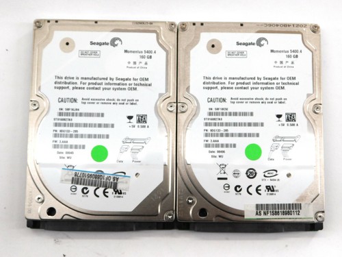 2x Seagate Momentus | 160 GB | 2,5" | SATA 3Gb/s | HDD Festplatte ►mit Rechnung