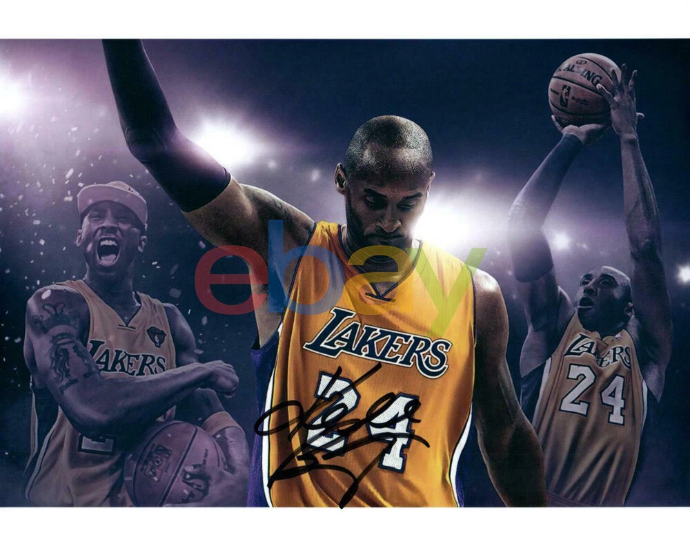 Kobe Bryant Signed 8x10 Photo Los Angeles Lakers Autographed