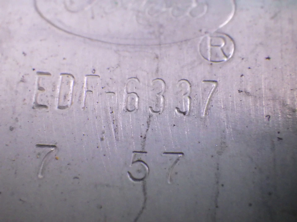 Nuevo de Lote Antiguo Ford/Edsel/Mercury Cojinete Principal Central 410 V8 STD/azul Talla EDF-6337 Foto 4 de 4