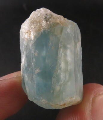 56 CARAT NICE CRYSTAL OF DEEP BLUE AQUAMARINE  ( damaged ) @ AFGHANISTAN