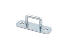 6x 15x34 mm rectangular staple eye lashing ring truck trailer tarpaulin