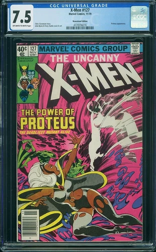 The X-MEN  #127  High Grade!  CGC 7.5  Affordable! Newsstand!    4378356016