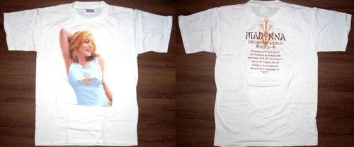 MADONNA Drowned World Tour T-Shirt MEDIUM 40 2000s vintage concert t-shirt, vintage, size M, single stitch, B+ condition