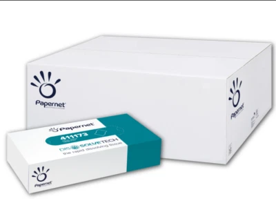 PAPERNET Kosmetiktücher Zupfbox 2-lagig weich 100 Blatt / Box selbstauflösend 40 Boxen