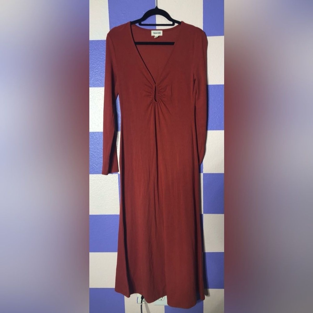 flared sleeve midi dress Women's Lexi Short Sleeve Fit & Flare Midi Dress | Blue