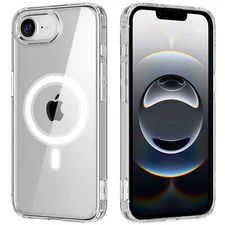 MagSafe Clear Case for iPhone 16e Heavy Duty Shockproof Bumper Protective Cover