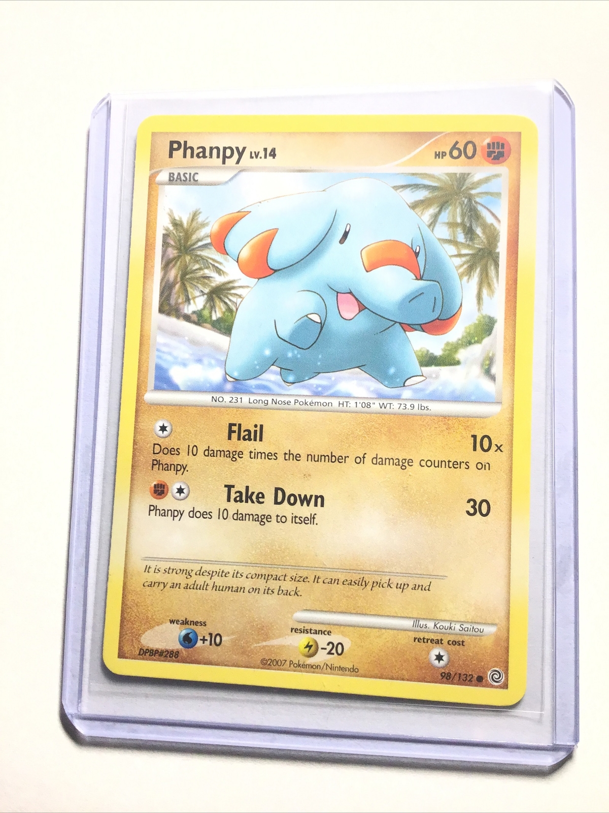 PHANPY - 98/132 - Secret Wonders - Common - Pokemon Card - NM