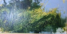 ANTONIO PEDRETTI OLIO SU TELA AUTENTICATO CM 40X80