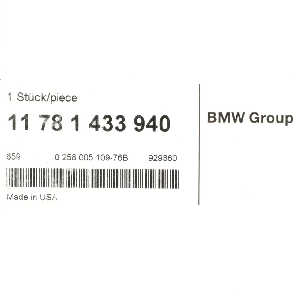 Genuine BMW 1999-06 323i 330i 328i Rear Downstream Oxygen Sensor 11-78-1-433-940 - Image 3 of 3