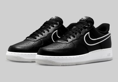 Nike Air Force 1 Low  07 Black/White Men s Size US 12 Casual Sneakers New 